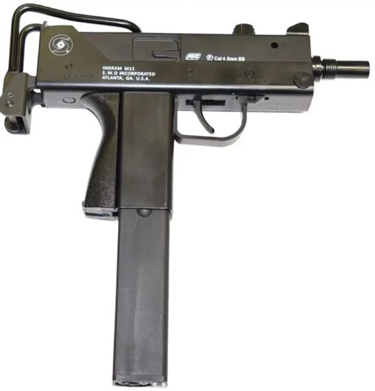 Пістолет-кулемет страйкбольний ASG Cobray Ingram M11 CO2 кал. 6 мм | Зображення 1