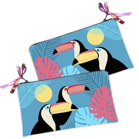 Косметичка жіноча Туканы 20х12 см (K_EX016)