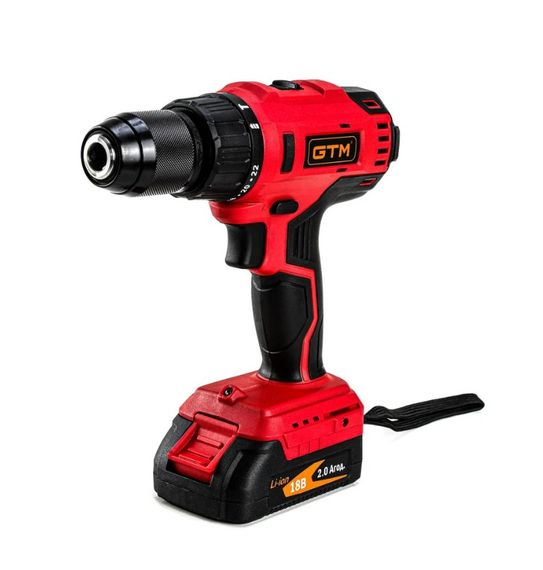 Акумуляторний ударний шурупокрут GTM DSI18/60BL безщітковий + 2 АКБ і ЗП у кейсі | Зображення 1