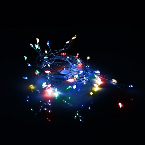 Электрическая гирлянда YES Кластер 975019 1 м 50 LED мультиколор | Зображення 1