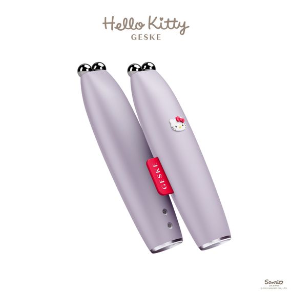 Мікрострумова ручка для підтяжки шкіри обличчя GESKE MicroCurrent Face-Lift Pen 6в1 by Hello Kitty purple | Зображення 5