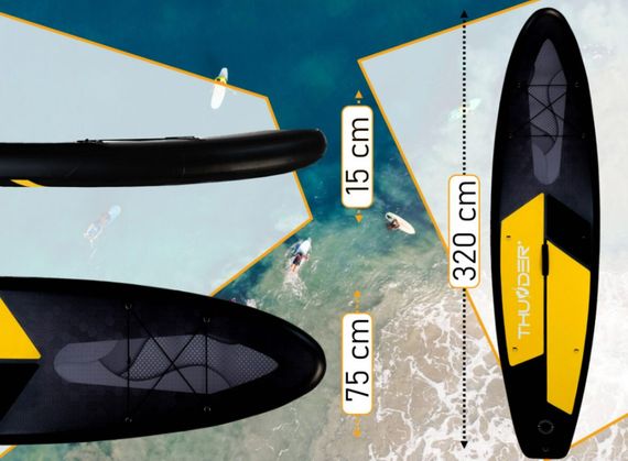 Надувна SUP дошка THUNDER IPPO 320 см з веслом | Зображення 3