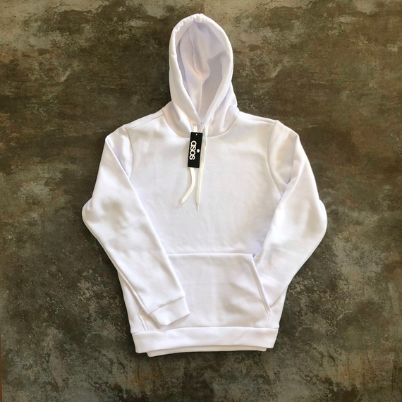 Худи зима белый S L