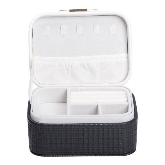 Скринька для прикрас з еко шкіри 15.5×11.5×8.5 ​​органайзер для ювелірних виробів HP-5-37B