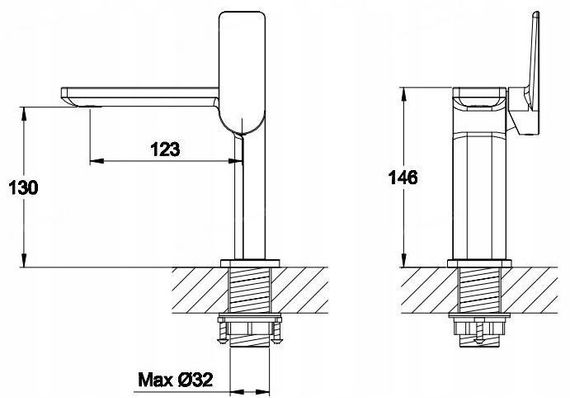 Змішувач для раковини Omnires Parma chrome (PM7410XCR) | Зображення 3