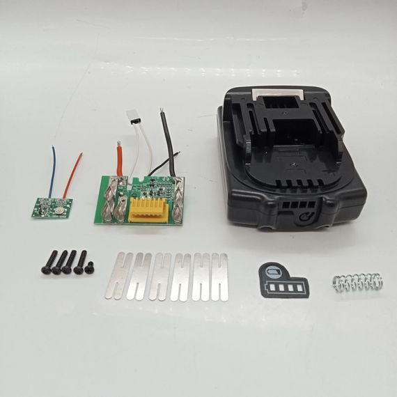 Корпус для инструмента шуруповерта Makita 5S1P5*18650 для АКБ-инструмента 21V BL18650 с индикаторм | Зображення 7