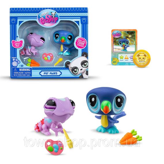 Игровой набор "Друзья по искусству" Littlest Pet Shop 00507 аксессуары и 2 фигурки | Зображення 2