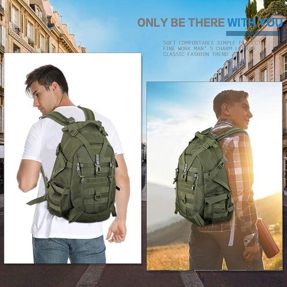 Тактичний рюкзак 40л із MOLLE — ідеальний вибір для армії та активного відпочинку | Зображення 8
