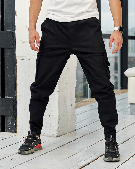 Штани Карго чорний S L | Зображення 3