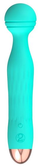 Універсальний вібромасажер Mini Vibrator Cuties Green, бірюзовий | Зображення 2