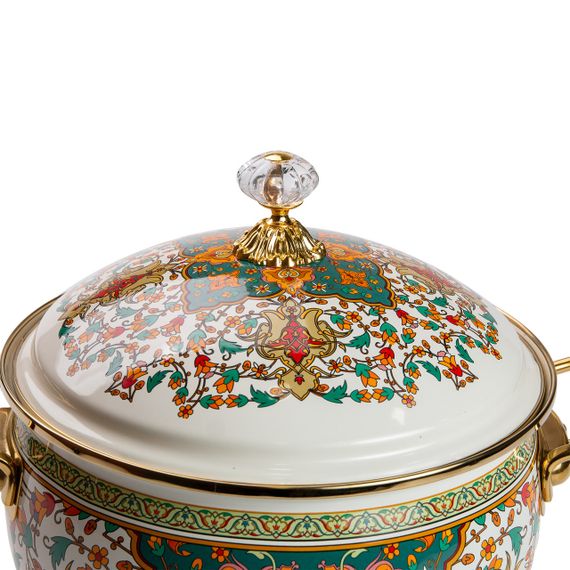 Емальована каструля об'ємом 5 літрів для газових та електричних плит HP-2-116 | Зображення 3