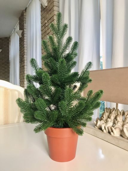 Ёлка Traditional литая в горшке 50 см зелёная новинка | Зображення 3