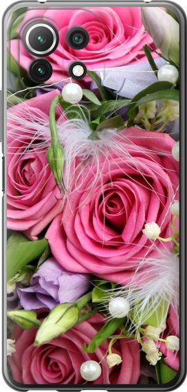 Чехол на Xiaomi Mi 11 Lite Нежность "2916u-2281-17620"