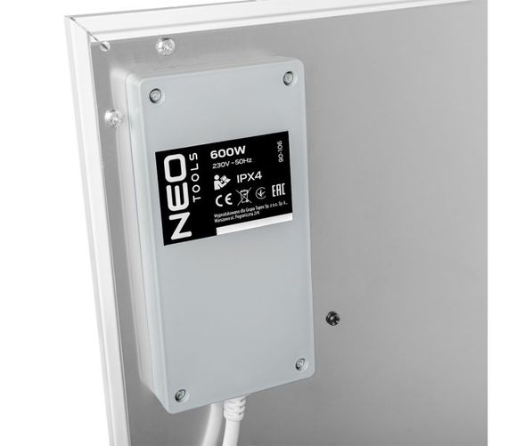 Інфрачервоний обігрівач Neo Tools 600 Вт, Білий (90-106) | Зображення 7
