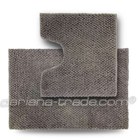 Набір килимків для ванної 2шт: 55*50см+55*80см Ананас граніт Дариана