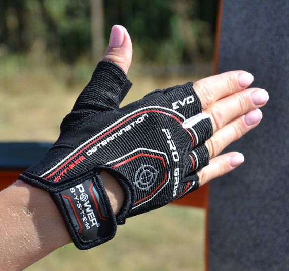 Рукавички для фітнесу Power System PS-2250E Pro Grip EVO Black XS | Зображення 4