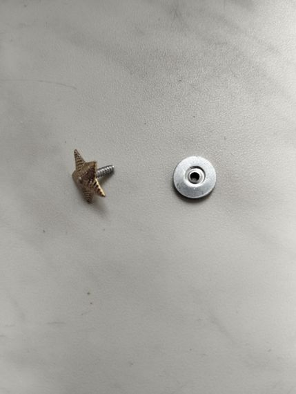 Звездочка металл оригинал с креплением | Зображення 2