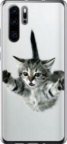 Чехол на Huawei P30 Pro Летящий котёнок "2322u-1621-17620"