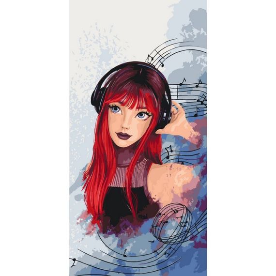 Картина по номерам "Моя мелодия" ©DESHKO.NATASHA 10125-AC 40x80 см