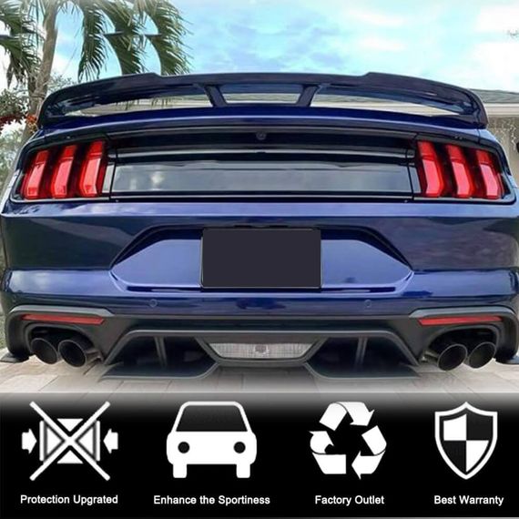 Спойлер V2 (Карбон) для Ford Mustang 2015-2023 гг | Зображення 1