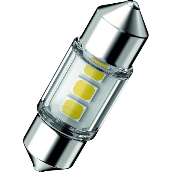 Світлодіодна лампа PHILIPS 11860WU70X1 C5W LED Ultinon Pro7000 Festoon SV8.5 WHITE 4000K 30mm 12V (1 шт) | Зображення 1