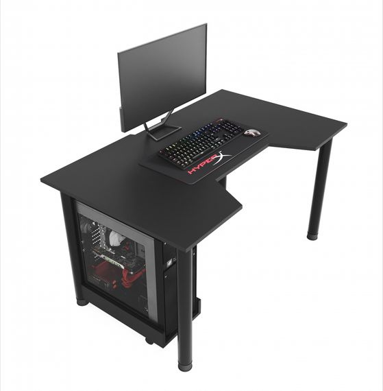 Стол компьютерный ZEUS GAMER-3 черный | Зображення 3