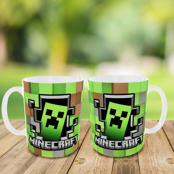 Детский набор Minecraft сумка-бананка + керамическая кружка с принтом (5573) | Зображення 3