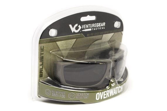 Окуляри захисні Venture Gear Tactical OverWatch Gray (clear) Anti-Fog, прозорі в сірій оправі | Зображення 7