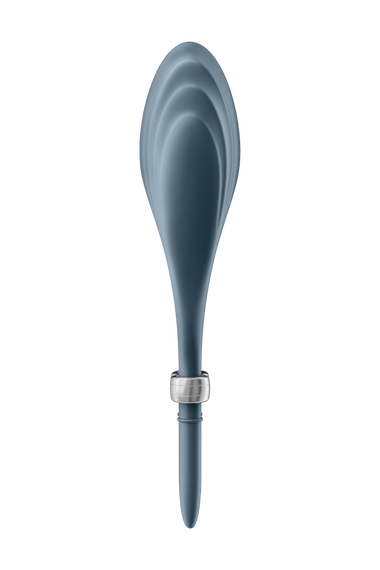 Регульована ерекційна каблучка з вібрацією SATISFYER DUELIST DARK синій Sex Aura | Зображення 1