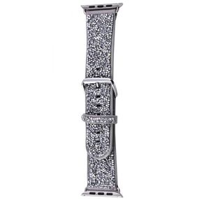 Ремінець Bling World Rock Diamond для Apple Watch 42(ser.1-3)/44/45/46/49mm Срібний