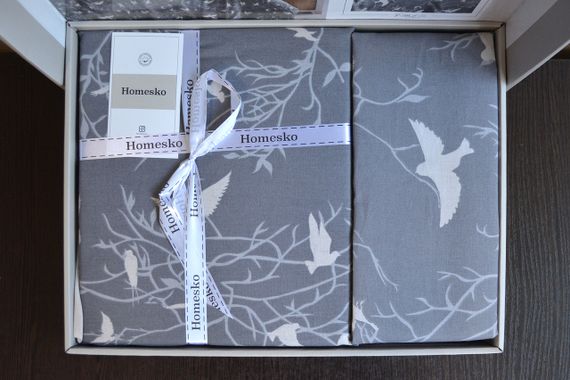 Постільна білизна First Choice Homesko Ranforse сімейний 160 х 220 см Freedom Grey | Зображення 3