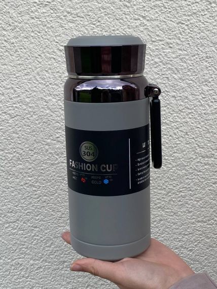 Термос питний Olens Колонел 102-407 1300 мл сірий | Зображення 1