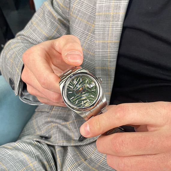 Годинник P2agani Design PD-1715 Silver-Green | Зображення 4