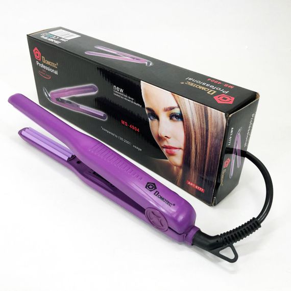 Щипцы для вьющихся волос Domotec MS-4904 30 W, Эргономичный утюжок выпрямитель, Профессиональный утюжок XW-87 | Зображення 3