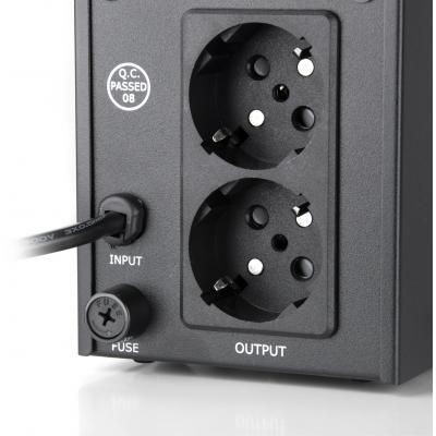 Пристрій безперебійного живлення Vinga LCD 600VA metal case (VPC-600M) (VPC-600M) | Зображення 3