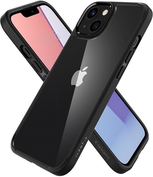 Чехол Spigen для Apple iPhone 13 Crystal Hybrid, Matte Black (ACS03561) | Зображення 2