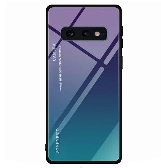 Чохол бампер Primo Gradient Glass для Samsung Galaxy S10e (SM-G970) - Purple | Зображення 1