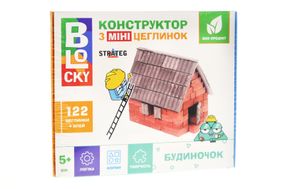 Будівельний набір для творчості з міні-цеглинок 31014 BLOCKY "Будиночок" STRATEG