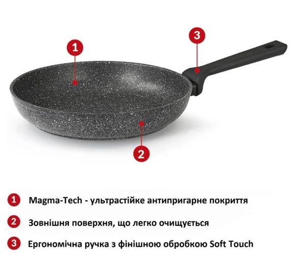 Сковорода Flonal Pietra Lavica 28 см (PLIPP2880) | Зображення 3