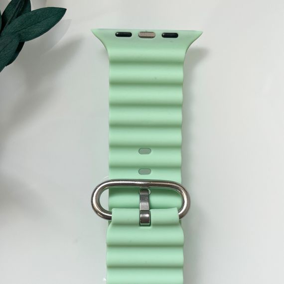 Силіконовий ремінець для Smart Watch Ocean Band 42/44/45/49 (Салатовий)