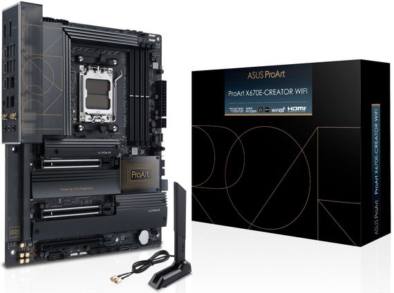 Материнcька плата ASUS PROART X670E-CREATOR WIFI sAM5 X670 4xDDR5 M.2 HDMI WiFi BT ATX (90MB1B90-M0EAY0) | Зображення 8