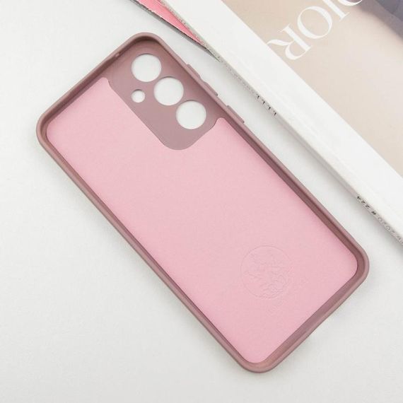 Чохол TPU GETMAN Liquid Silk Full Camera для Samsung Galaxy S24 Рожевий / Pink Sand | Зображення 2