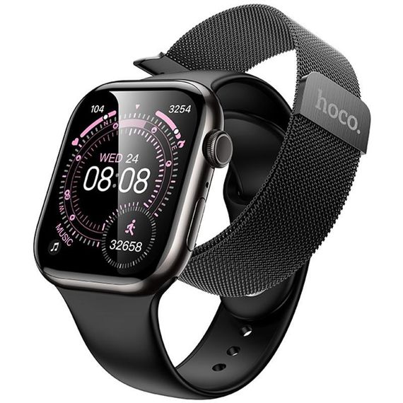 Смарт-часы Hoco Y42 Smart sports watch (call version) Black