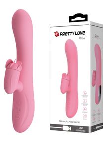 Вибратор с вращающимся стимулятором клитора Pretty Love - GINA 4 rotation 7 vibration, BW-067003-1 Sex Aura