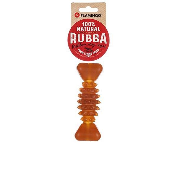 Flamingo Rubba Bone фламинго кость резиновая с шипами игрушка с пищалкой для собак
