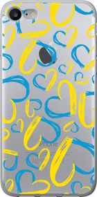 Чехол на iPhone 7 Сердца UA "5292u-336-17620"