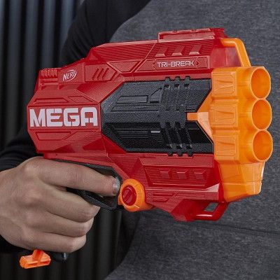 Игрушечное оружие Hasbro Nerf бластер МЕГА Три-брейк (E0103) | Зображення 6