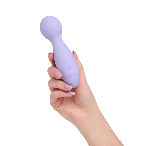 Мини-вибратор Pearl Mini Massaging Wand для стимуляции и массажа, голубой, So Divine (Великобритания) Sex Aura | Зображення 1