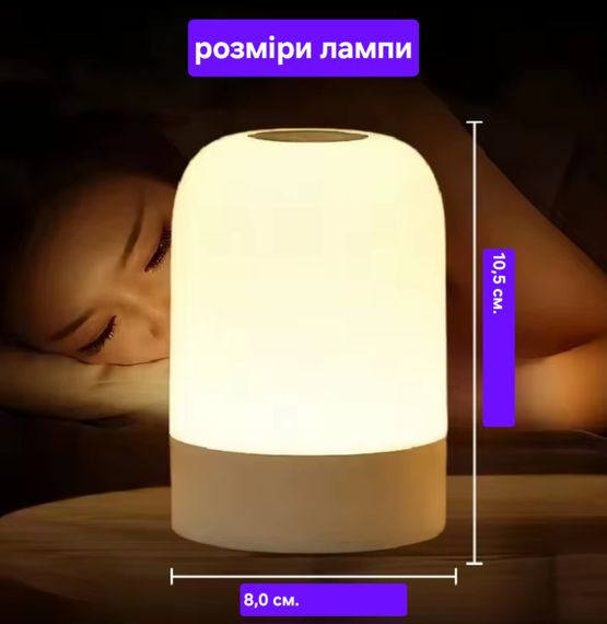 RGB Нічник, акумулятор, пульт, є легкі дефекти | Зображення 2