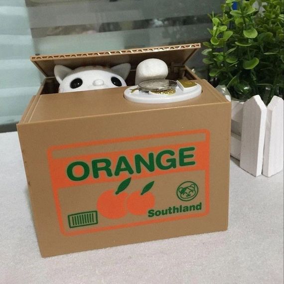 Дитяча сейф скарбничка злодюжка монет FS-331 у коробці